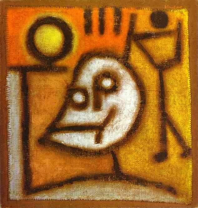 Death and Fire (Paul Klee, 1940)
