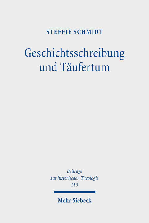 Buchtitel vom hier beschriebenen Buch, Verfasserin Steffie Schmidt
Verlag Mohr Siebeck